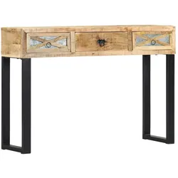 vidaXL Konsolentisch 110 x 30 x 76 cm Mangoholz Massiv