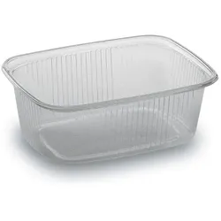 1000 Feinkost-/Rechteckbecher 200 ml aus PP - Klar und vielseitig einsetzbar