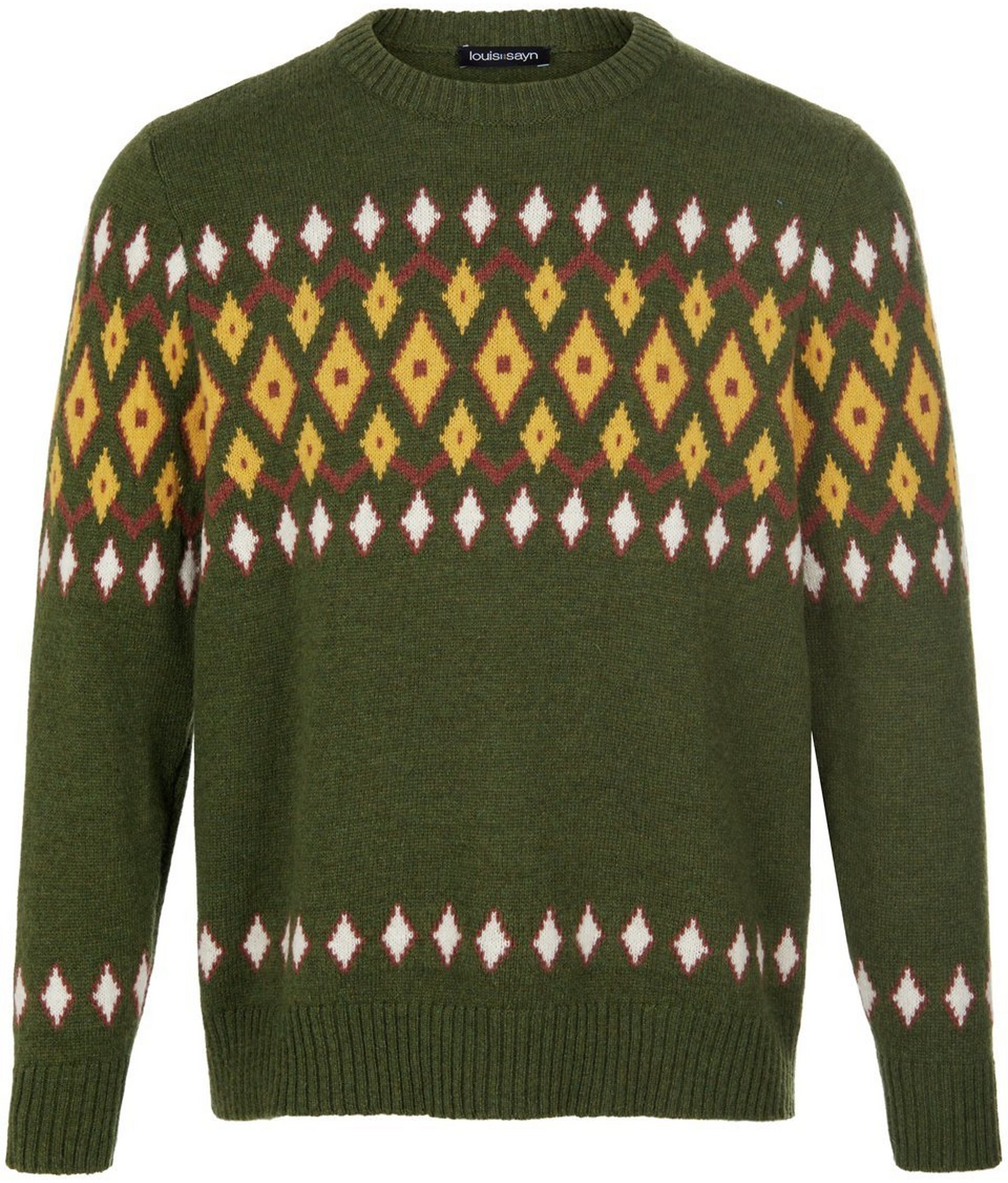 Le pull manches longues  Louis Sayn vert
