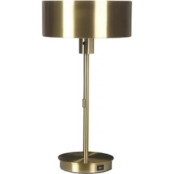 Tischleuchte ARIPO mit USB-Anschluss Metall Gold
