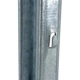 Estexo Weidezaun Pfosten 10 x 195 cm Silber/Metall