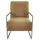 K+W Komfort & Wohnen Cocktailsessel 62 x 77 x 83 cm Gelb mit bezogenen Armlehnen