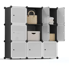 Songmics Kunststoffschrank mit 9 Würfeln,
