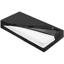 Navaris Matratzenhülle 80 x 200 cm schwarz