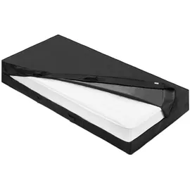 Navaris Matratzenhülle 80 x 200 cm schwarz