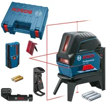 Bosch Professional Kreuzlinienlaser GCL 2-50 mit Empfänger LR6