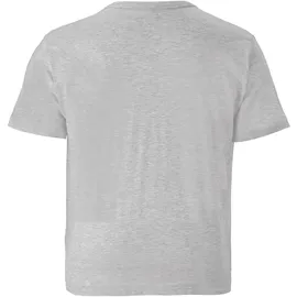 LOGOSHIRT T-Shirt "Garfield", Mädchen, Gr. 128, grau (grau, meliert), 100% Baumwolle, bedruckt, meliert, normal, Rundhals, Shirts T-Shirt, mit witzigem Print