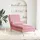 vidaXL Massage-Chaiselongue mit Nackenrolle rosa
