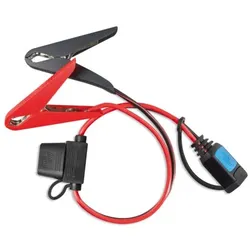 VictronEnergy DC Anschlusskabel Blue Ladegeräte Klemmen mit 30A Sicherung