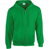 Gildan Heavy Blend Kapuzensweatjacke Herren Irish Green S