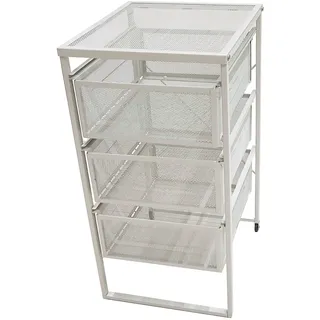 IKEA LENNART Schubladenelement in weiß; mit Rollen