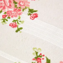 Homescapes Frottee Duschtuch 100 x 150 cm Creme