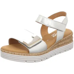 Gabor Damen Sandalette Genua in silber