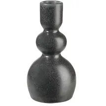 Asa Selection Kerzenhalter Como Steingut Schwarz