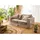 Massivmoebel24 Hussensofa 2-Sitzer 196x108x76 beige KINGSTON