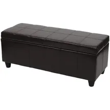 MCW Sitzbank Kriens Kunstleder Braun 45 x 114 x 45 cm
