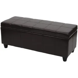 MCW Sitzbank Kriens Kunstleder Braun 45 x 114 x 45 cm