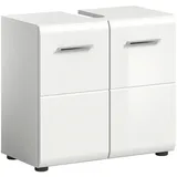 Möbel Boss Waschbeckenunterschrank 60 x 54 cm Weiß Hochglanz