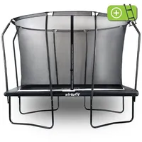 VirtuFit Gartentrampolin VirtuFit Premium Rechteck-Trampolin mit Sicherheitsnetz - 213 x 305 cm