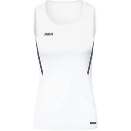 Jako Challenge Tanktop Damen weiß/anthra light 44