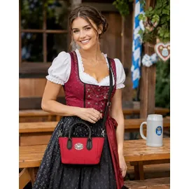 Trachtenland Katrina Handtasche Synthetik Hellblau/Dunkelblau