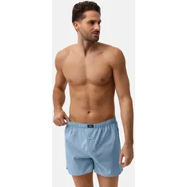 Danish Endurance AMERICAN BOXERSHORTS FÜR HERREN - 4-Pack - Blau/Rot - M