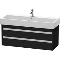 Duravit Waschtischunterschrank Ketho 115x44cm, Ei sw, 2 Schubk., wandhängend