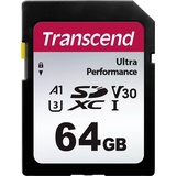 Transcend 340S R160/W50 SDXC 64GB, UHS-I U3, A1, Class 10 (TS64GSDC340S)