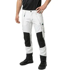 Mascot Hose mit Knietaschen, Stretchstoff Hose Größe 82C58, weiss