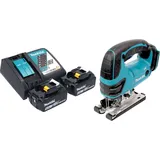 Makita DJV 180 RGX Akku Stichsäge 18 V 135 mm + 2x Akku 6,0 Ah + Ladegerät