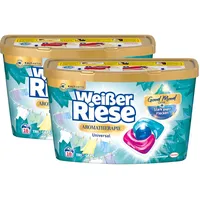 Weißer Riese Universal Trio-Caps Aromatherapie Lotus, Vollwaschmittel, 2x 18 WL