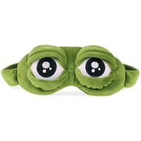 Nette Frosch Augen bedecken die traurige 3D Cartoon Augenmaske Abdeckung Schlafen Rest Schlaf Anime Lustig für Kinder Mädchen Damen Daydreams Zuhause Reisen Schlafen