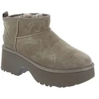 UGG Damen Classic Ultra Mini New Heights Fashion Boot, Hickory, 36 EU - 36 EU