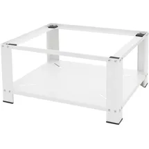 ML-Design Waschmaschinen-Untergestell mit Ablage, Weiß, 63 x 54 cm