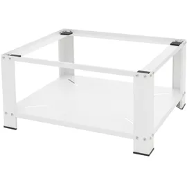 ML-Design Waschmaschinen-Untergestell mit Ablage, Weiß, 63 x 54 cm