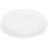 Kahla Kahla, Rossella Platte oval 32 cm| weiße Servierplatte aus Porzellan