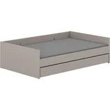 yuny by paidi Kinderbett BROTHER STU 125,7 x 204,4 x 55,9 cm Holz grau