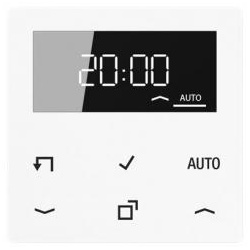Jung Timer Standard mit Display (alpinweiß)