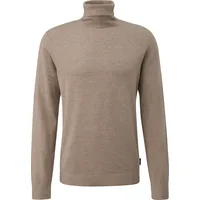 QS Longpullover Rollkragenpullover Braun XXL