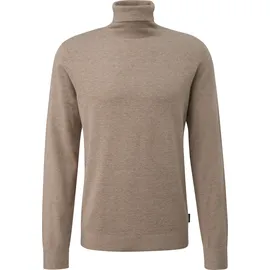 QS Longpullover Rollkragenpullover Braun XXL