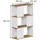 Vicco Raumteiler Eneos 60 x 94 x 24 cm Weiß