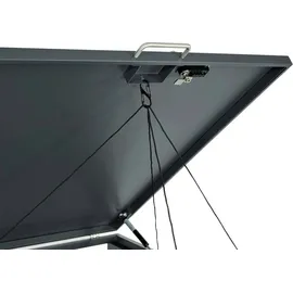 Mendler Mülltonnenbox HWC-J81 3er 82 kg anthrazit