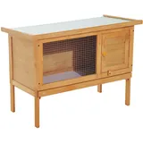 Beyamis Kaninchenstall Für Draußen, Meerschweinchenstall, Kaninchenkäfig, Unterstand Für Draußen, 90 X 45 X 65 Cm