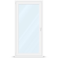 Balkontür Kunststoff Weiß, PVC, aluplast IDEAL® 4000, Weiß, 1000 x 2000 mm, 1-teilig drehkipp links, individuell konfigurieren