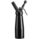 500 Ml Sahnespender Aus Schwarzem Aluminium, Sahne- Und Butterspender Für Desserts, Schlagsahnemaschine