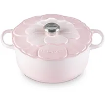 Le Creuset Signature Petal Bräter 26 cm rund shell pink