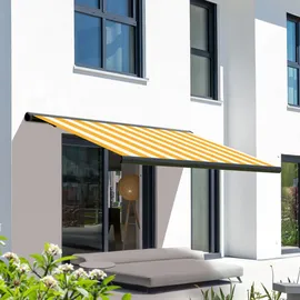 Eclipse Kassettenmarkise 4,5 x 3 m grau