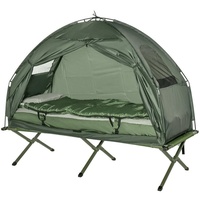 Outsunny Campingbett Set Zelt dunkel grün (B2-0006)