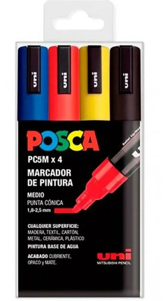 Marker-Set POSCA PC-5M Bunt