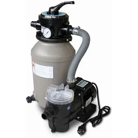 Karibu Sandfilteranlage klein grau/schwarz 4,5 m3/h